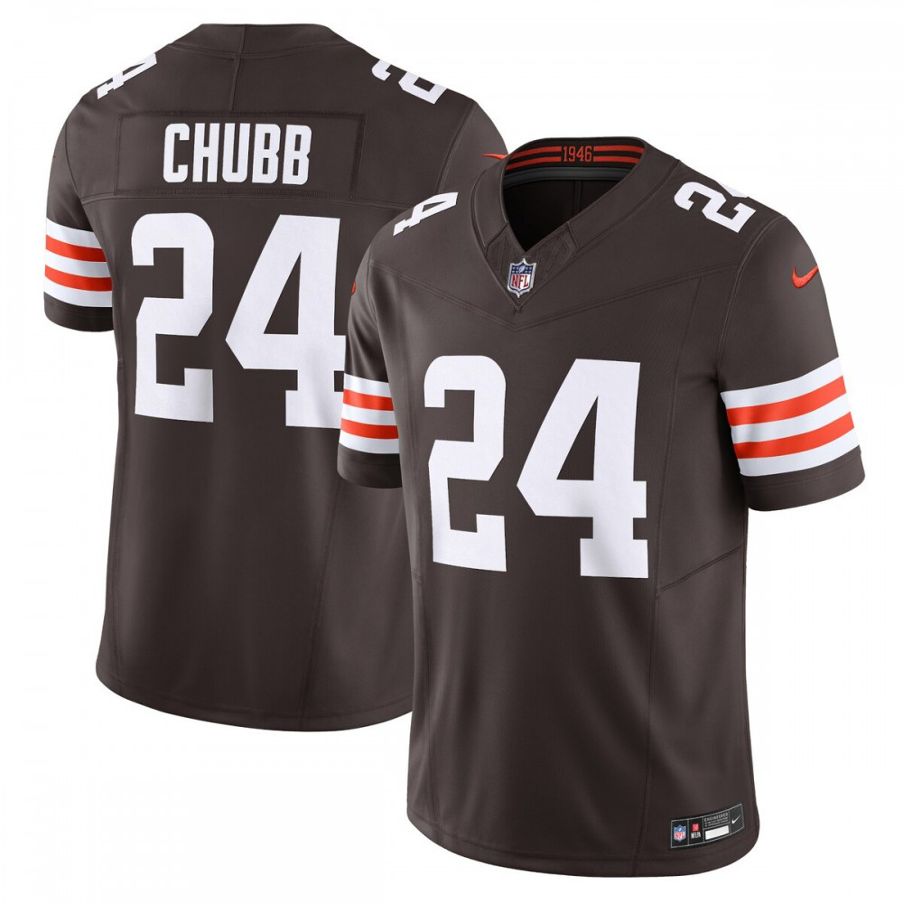 Nick Chubb Cleveland Browns Nike Vapor F.U.S.E. Limited Jersey - Brown-GridironStore